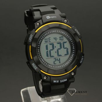 Męski zegarek Hagen HA-306G czarno-żółty (1).jpg